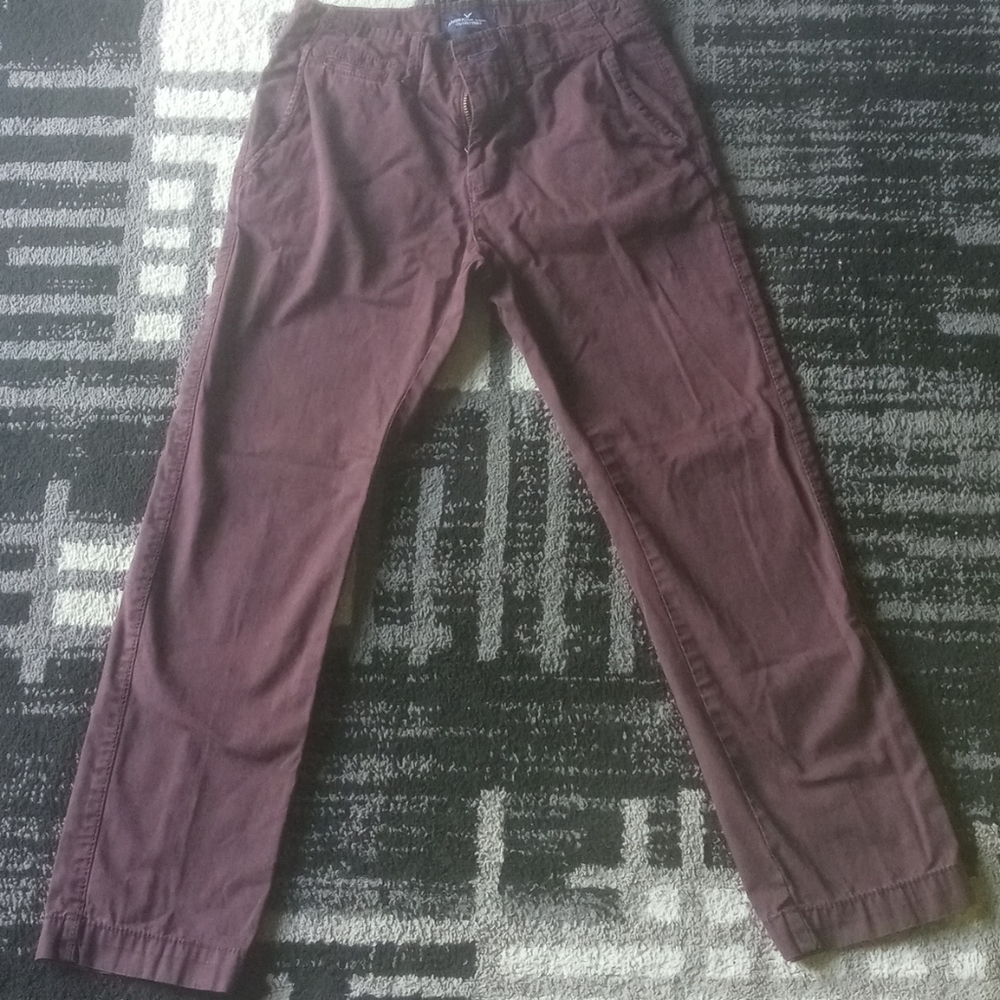 Boy pants (burgandy)